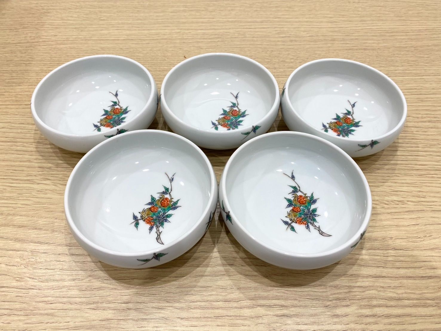 有田焼 館林古琳庵 ざくろ絵 銘々皿 共箱 - メルカリ