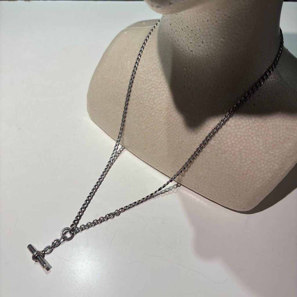 BOTTEGA ボッテガ　チェーン　ネックレス　シルバー BOTTEGA VENETA ボッテガ・ヴェネタ IDチェーンネックレス