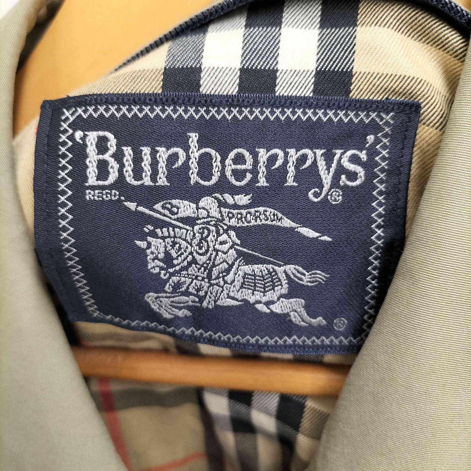 バーバリーズ BURBERRYS 90S 裏地ノバチェック ステンカラー
