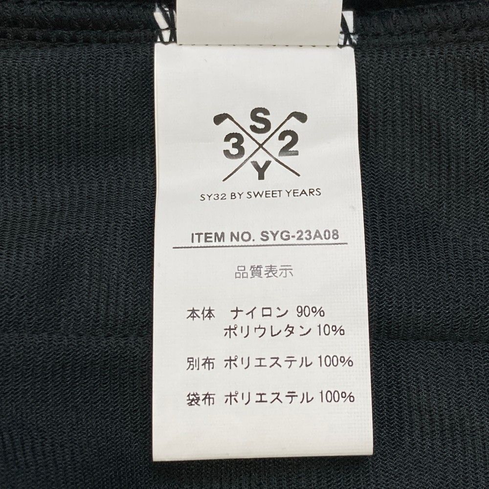 サイズ：M SY32 BY SWEET YEARS GOLF エスワイサーティトゥ SYG-23A08 フリーススウェット  ブラック系 [240101419605] ゴルフウェア メンズ ストスト 新品】SY32 BY SWEET YEARS GOLF エスワイサーティトゥ SYG