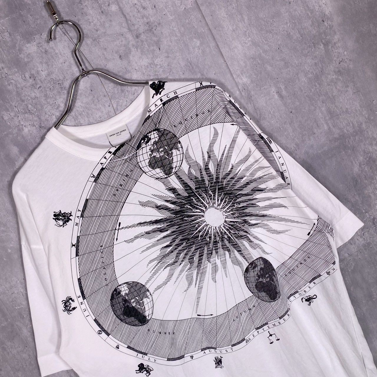 DRIES VAN NOTEN』ドリスヴァンノッテン (S) Hein Solar Print 半袖T 
