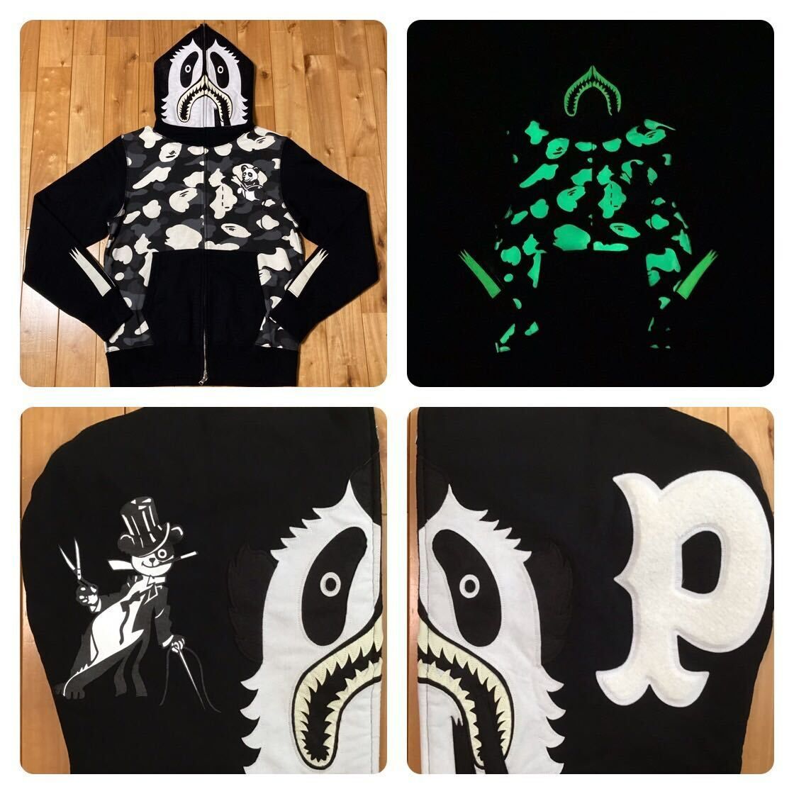 a bathing ape アベイシングエイプパンダパーカー Mサイズ