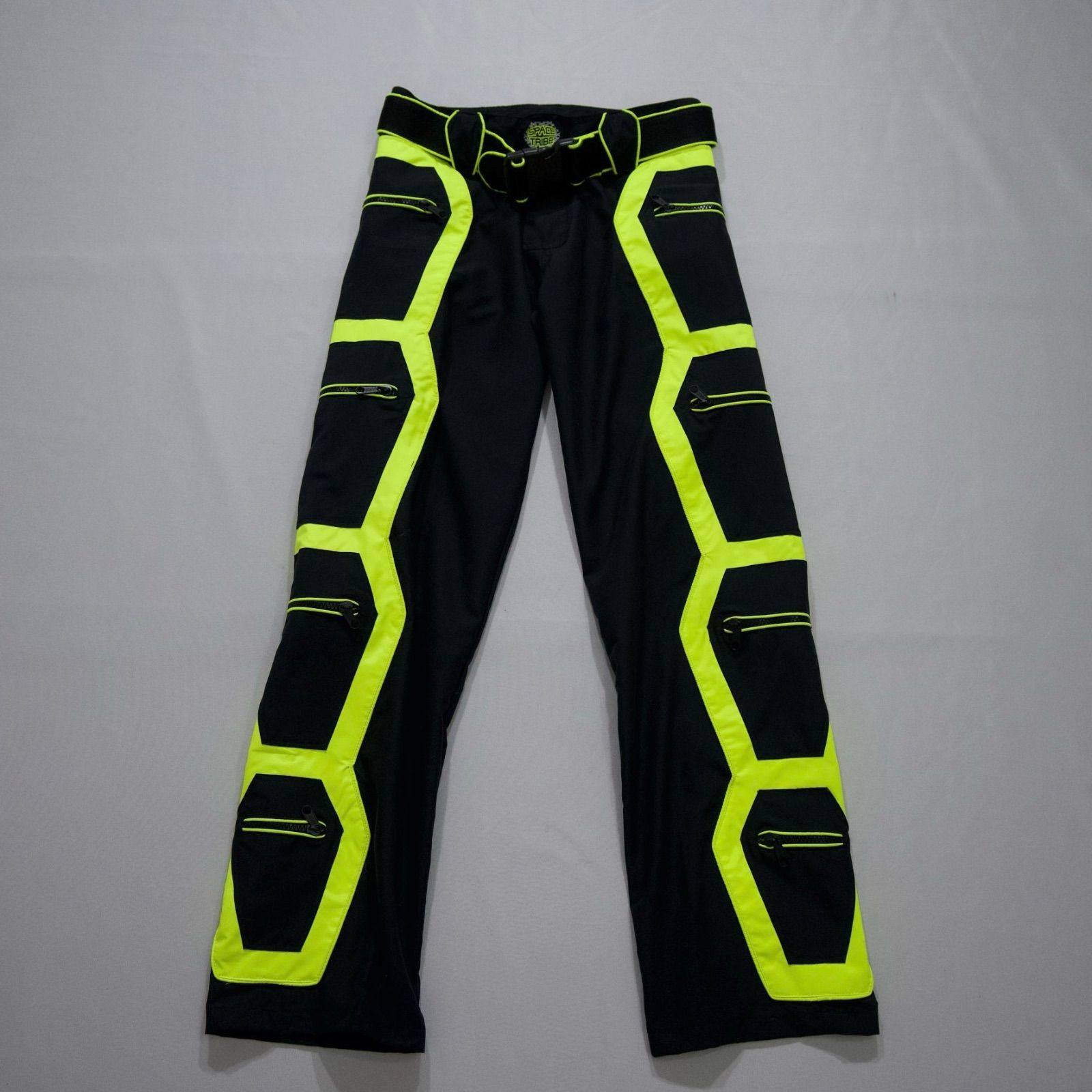 SPACE TRIBE Zipper Gimmick Cyber Design Pants スペーストライブ
