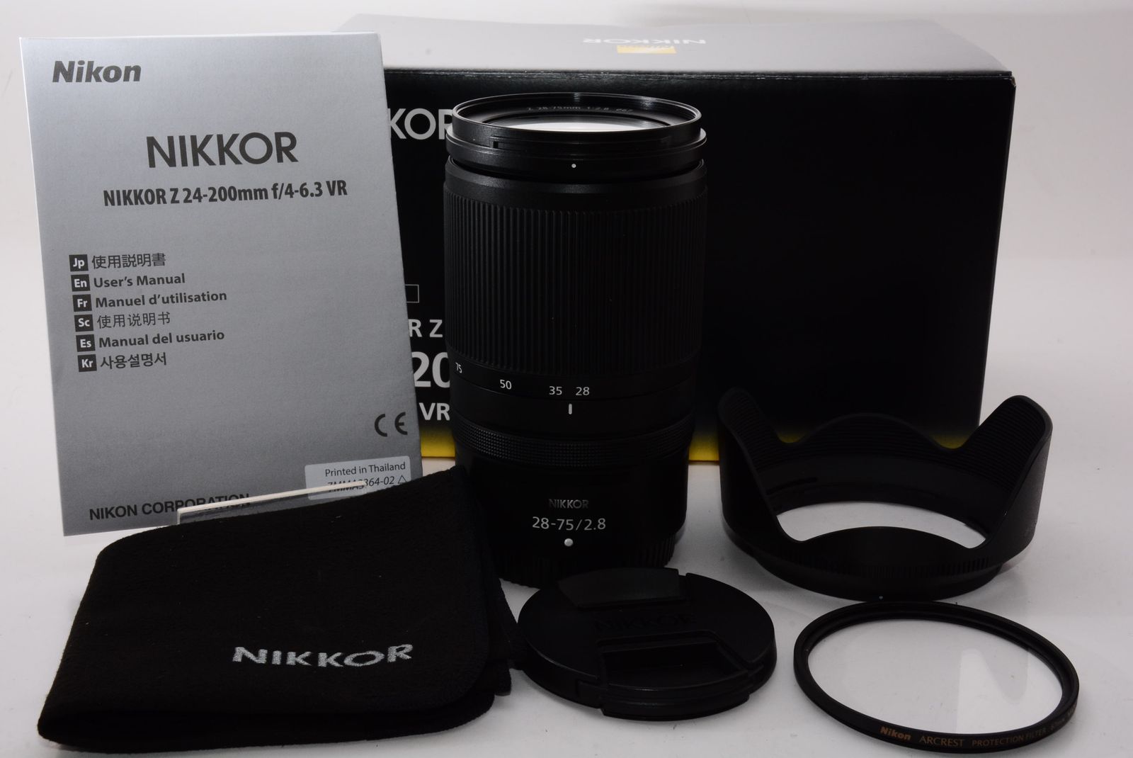 海外販売× Nikon NIKKOR Z 28-75mm f/2.8 ニコン ミラーレス一眼 レンズ