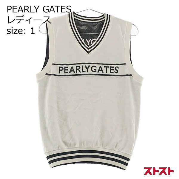PEARLY GATES パーリーゲイツ リバーシブルナイロン切替ニットベスト 1 240001861114