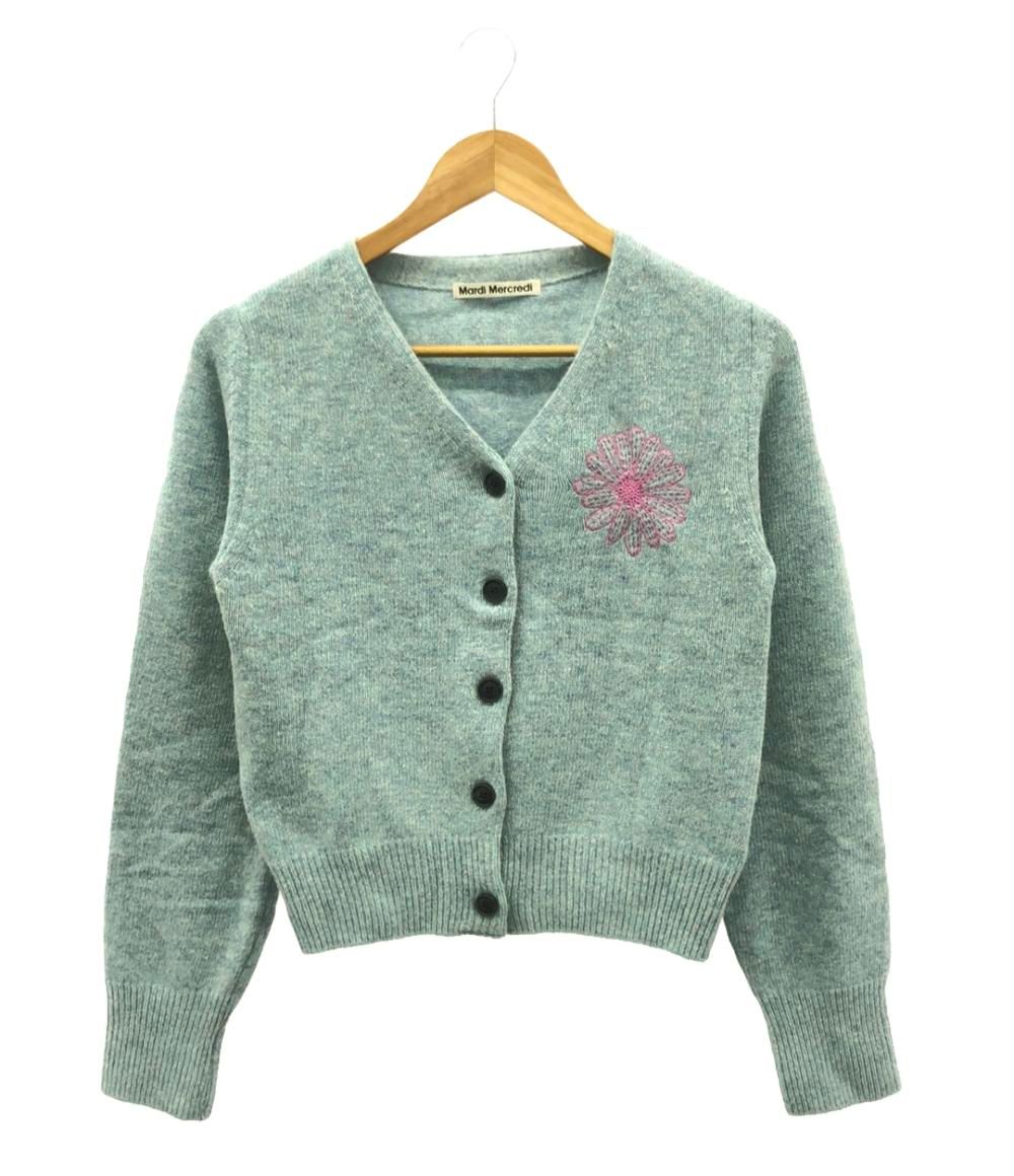 ※お取引中　マルディメクルディ　モヘヤカーディガン MOHAIR CARDIGAN ROUND NECK（カーディガン/ボレロ）｜Mardi