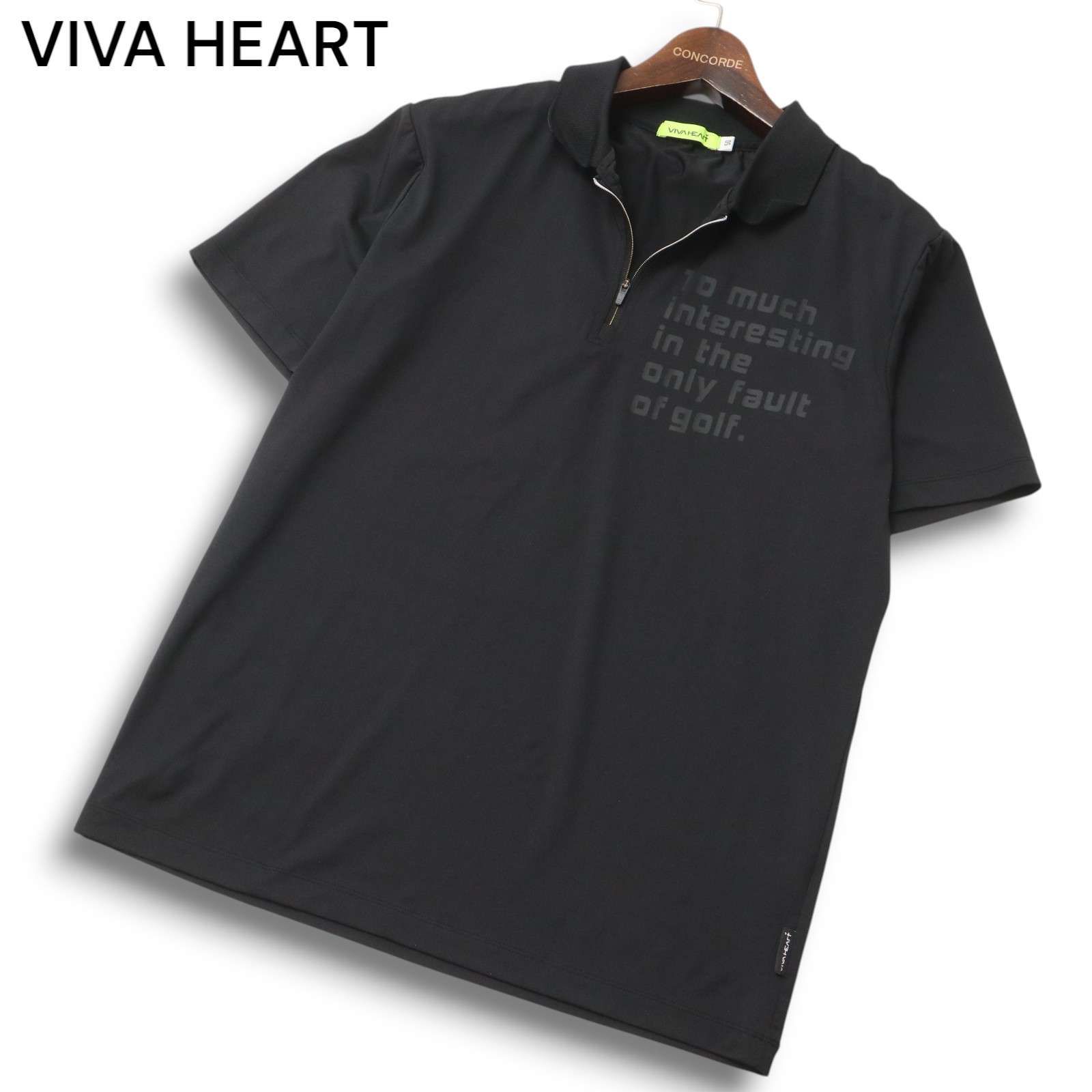 VIVA HEART ビバハート ゴルフ 春夏 ストレッチ☆ プリント 半袖