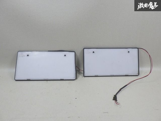 字光式ナンバー　WAP-LM2-01 ワールドオートプレート　2枚　12V 普通車用（中型LED）｜製品情報｜光るナンバープレートの