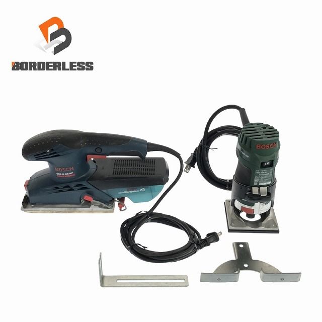 ☆中古品2点セット☆BOSCH ボッシュ 100V 吸じんオービタルサンダー GSS23AE/MF パワートリマー PMR500 電動工具 94604  - メルカリ