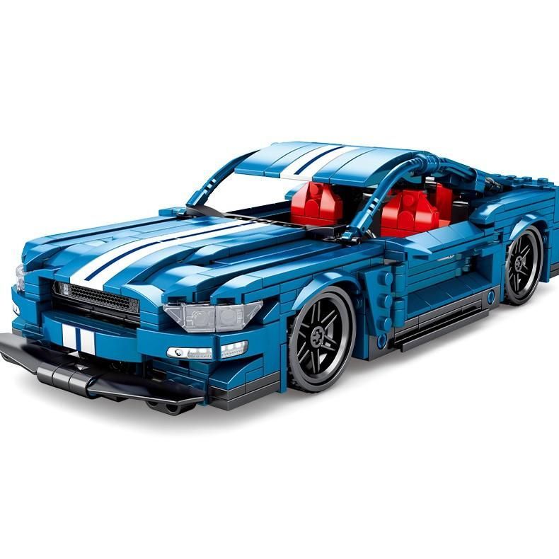 ブロック互換 レゴ 互換品 レゴプルバック車 フォードマスタング GT 車