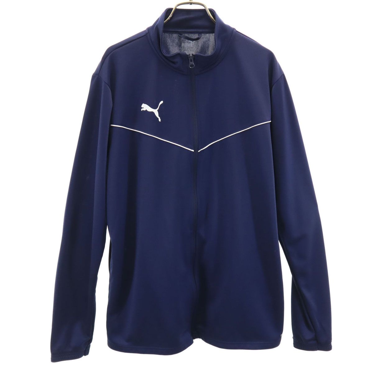 流行り の ブランド  PUMA プーマ メンズ ジャージ ネイビー XL トラックジャケット ウォーキング・ランニングウェア