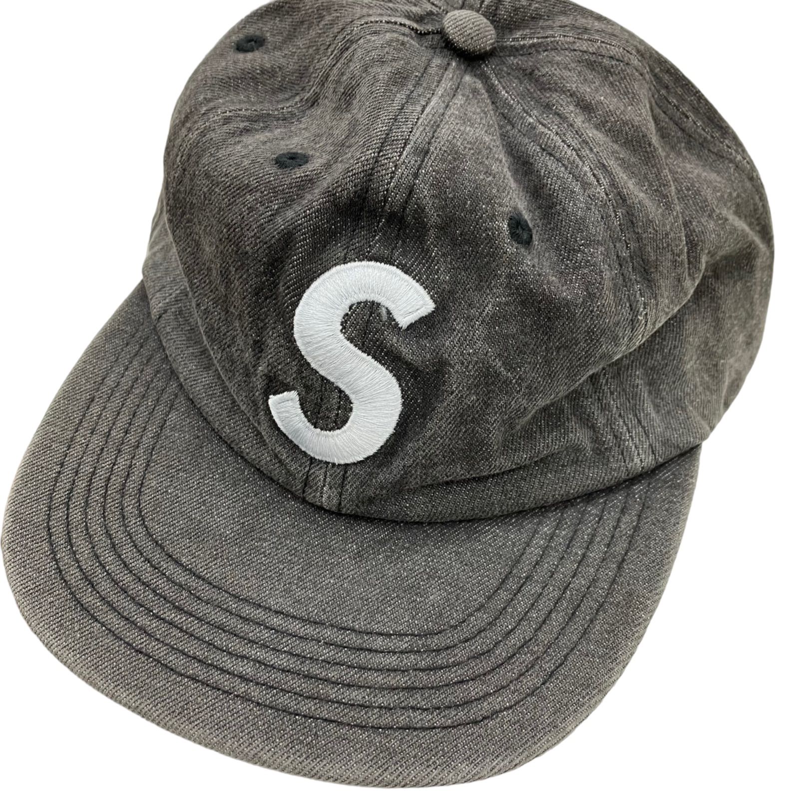 ⭐️Supreme⭐️S デニムロゴキャップ レザーストラップ - メルカリ