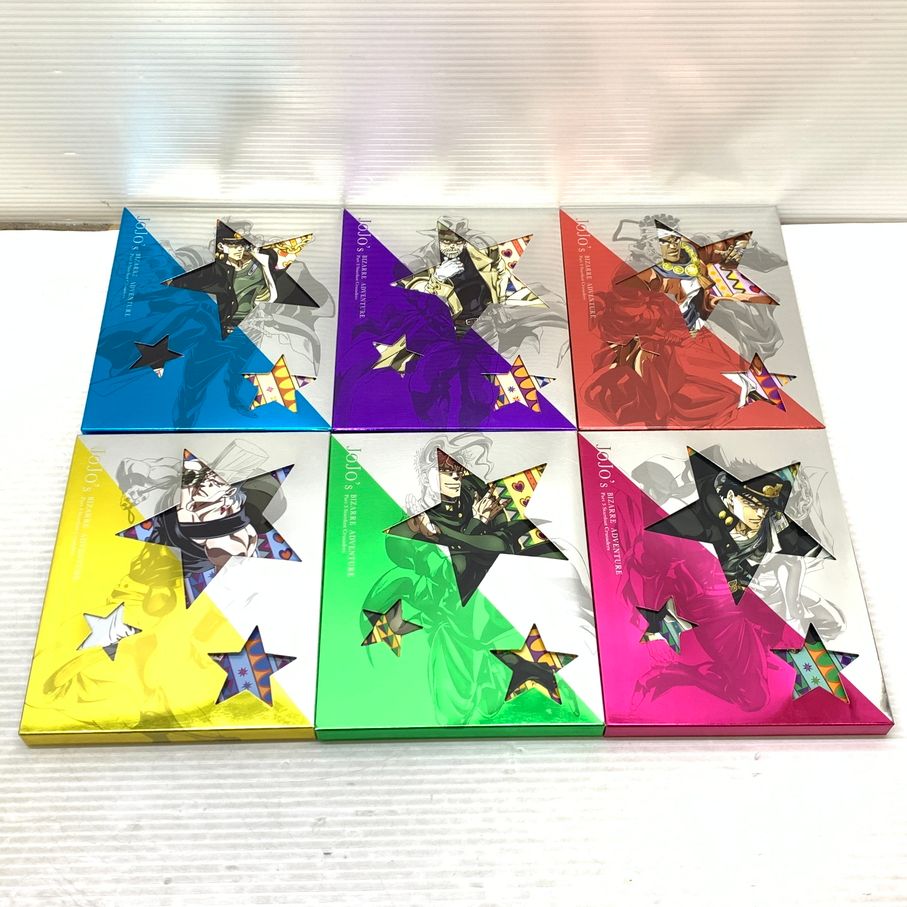 Blu-ray アニメ ジョジョの奇妙な冒険 スターダストクルセイダース 初回生産 盤 6巻 セット 009-250420-cn-27-min