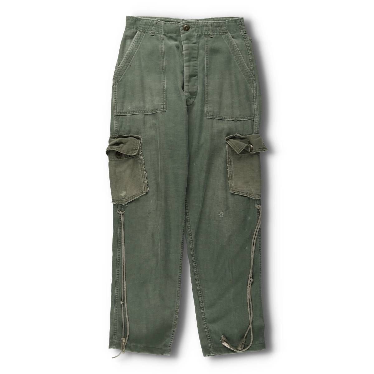 古着 70年代 米軍 カスタム ミリタリー ベイカーパンツ 32×33 メンズw30相当 ヴィンテージ|evb029023