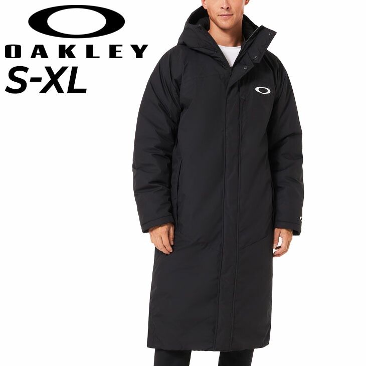 オークリー 中綿 ロングコート ベンチコート メンズ OAKLEY ENHANCE LONG COAT 14.7 パデッドコート フード付き 男性 用  アウター ベンチウォーマー はっ水 防風 中わた スポーツウェア スポーツ観戦 /FOA406942 - メルカリ