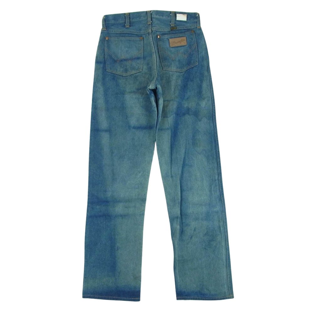 70s USA製 ラングラー 13MWZデニムパンツ W34ライトブルー aw9