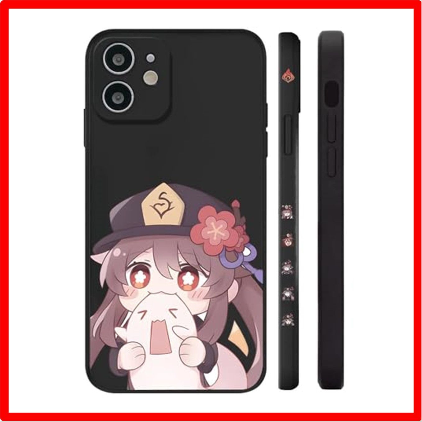 【匿名配送】 iPhone 15 Plus Iphone 15 Plus ケース 原神 Genshin hutao 胡桃 あいふぉん15 Plus ケース アイ