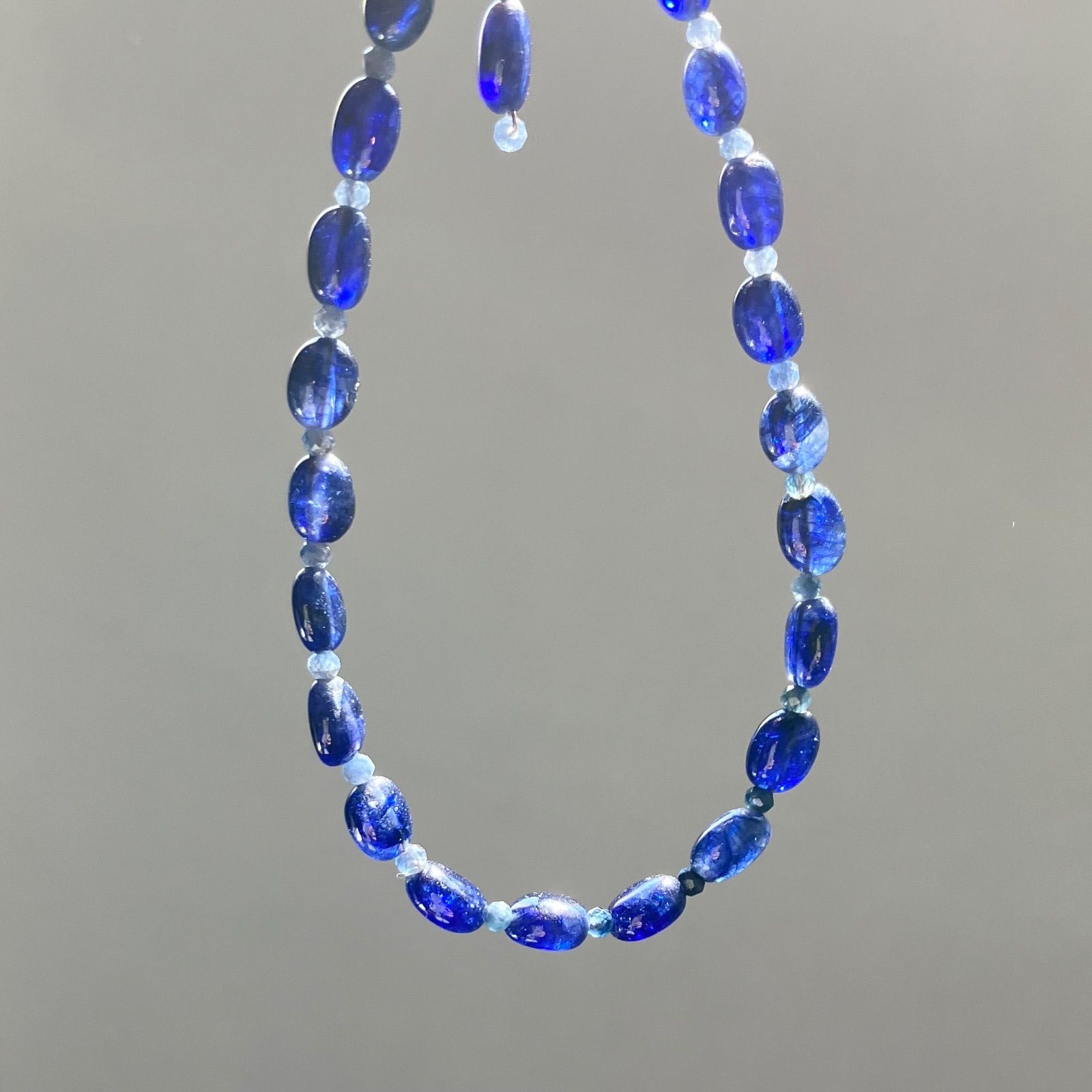 14kgf  ブルーサファイアのブレスレット◝✩ ブルーサファイア サファイア ブレスレット 14kgf ブレスレット