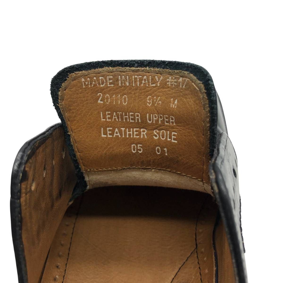  古着 ボストニアン Bostonian METRO FLEX ストレートチップシューズ イタリア製 9 1 2 メンズ27 5 cm相当 saa 014064 デッキシューズ 靴