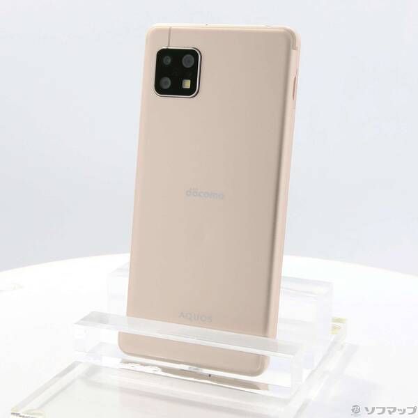 中古品〕 AQUOS sense4 64GB ライトカッパー SH-41A docomo【198