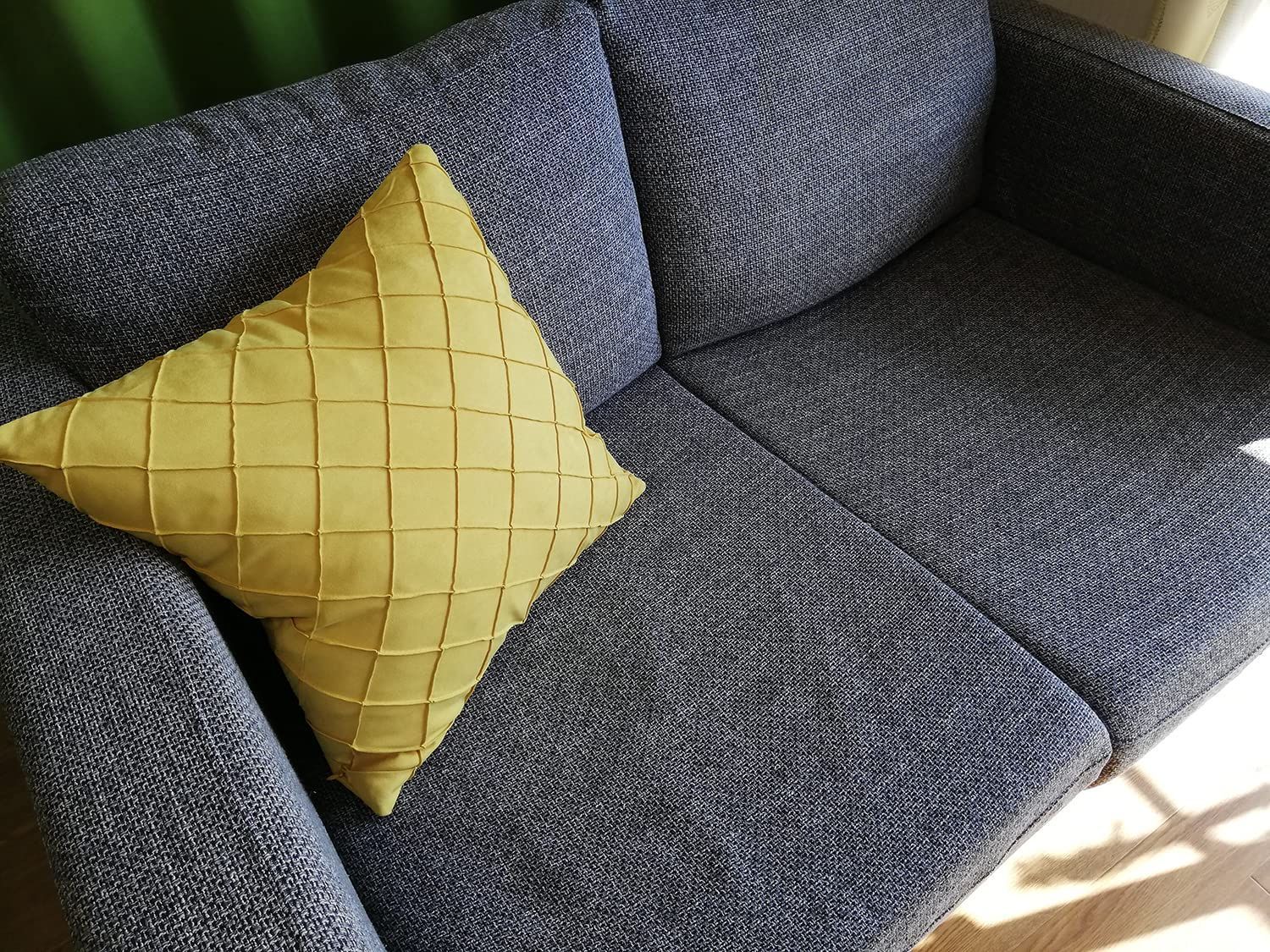 【特価商品】クッションカバー 染色と質感に自信アリ！ 北欧 富士スカイ 45 × 45cm ソファークッション用 (グレー 1枚) 新品 富士スカイ クッションカバー 染色と質感に自信アリ！ 北欧 45㎝ × 4