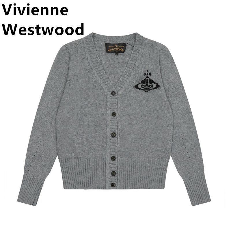 新品、ヴィヴィアンウエストウッド Vivienne Westwood レディース 上着  SWEATER オーブボタン長袖カーディガン  ニット  セーター