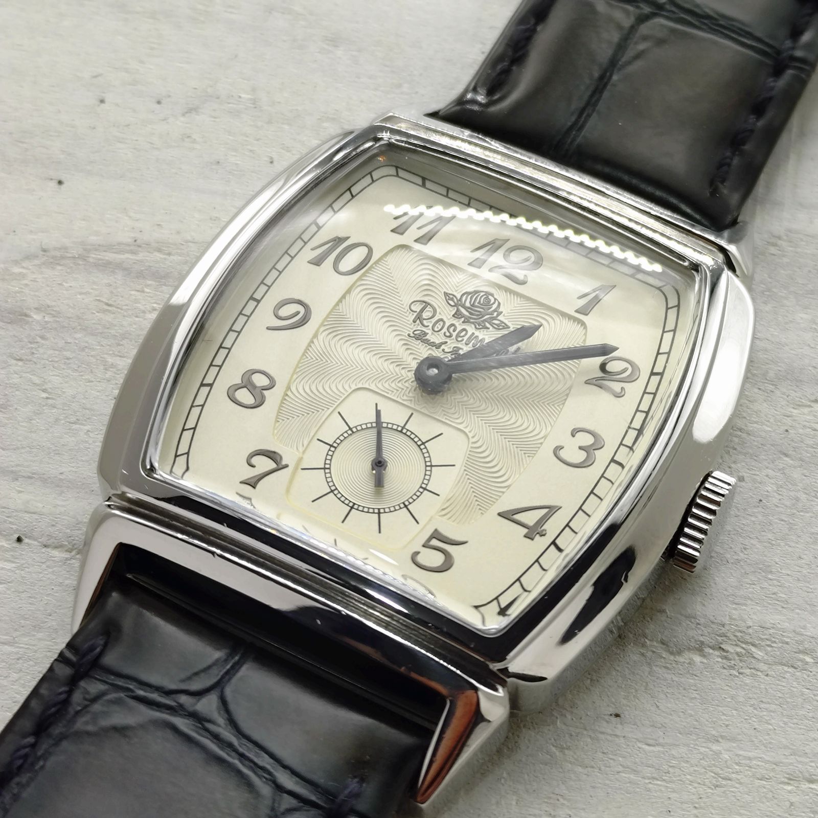 Rosemont Back In Time】 ロゼモン B903 メンズ クオーツ 中古 稼働品