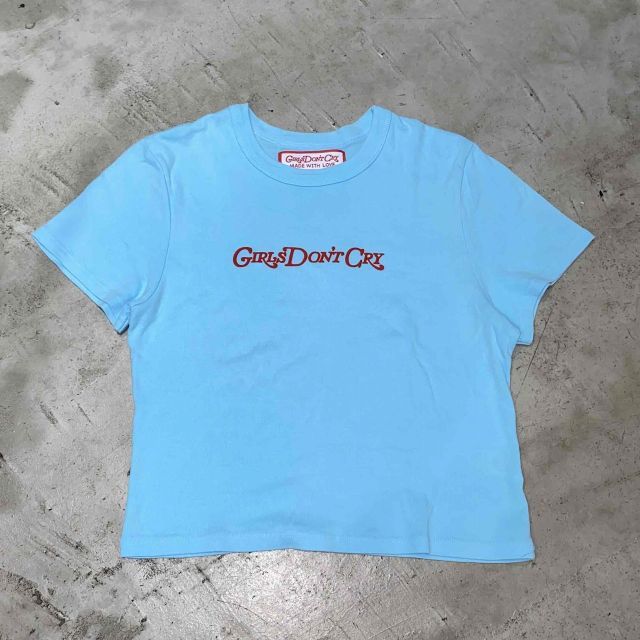 GIRLS DONT CRY WORDMARK BABY TEE SIZE-M ガールズドントクライ半袖Tシャツ VERDY GDC 南堀江店