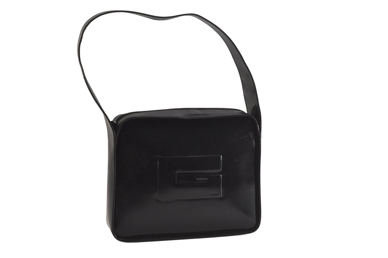 GUCCI グッチ ヴィンテージ ショルダーハンドバッグ 財布 レザー 0013032 ブラック ジャンク 7889M