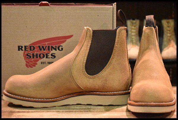 9D ♥ 24年 レッドウィング 3192 クラシック チェルシー サイドゴア ミュールスキナー ラフアウト ブーツ redwing HOPESMORE GP132