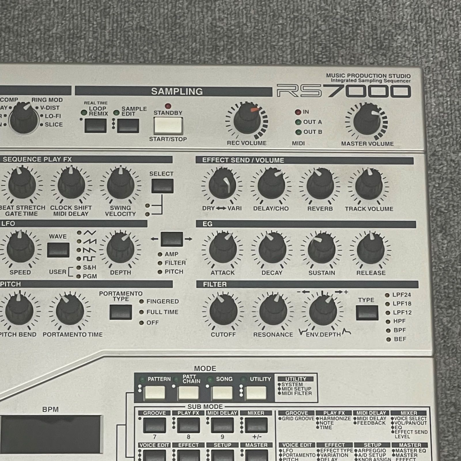 NPAA】ジャンク YAMAHA ヤマハ RS7000 リズムマシン サンプラー