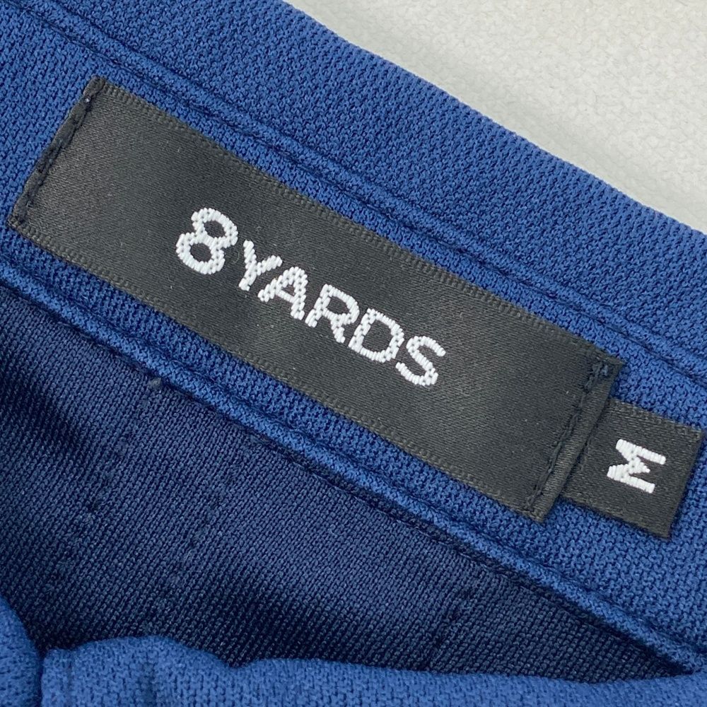 8YARDSポロシャツ　M 8YARDS ハチヤーズ 半袖ポロシャツ ホワイト系 M ゴルフウェア