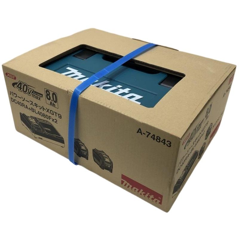makita マキタ パワーソースキット XGT9 A-74843 バッテリ BL4080F×2個 充電器 DC40RA バッテリフタ ケース 外箱 22506K52