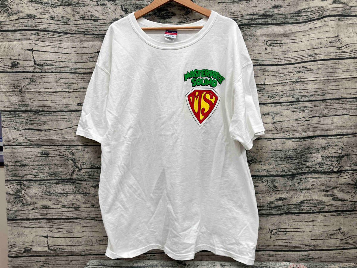 Champion チャンピオン masterpiece sound 半袖Tシャツ ホワイト XLサイズ エルサルバドル製 アメリカンカジュアル