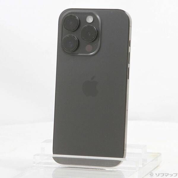 〔 品〕 iPhone15 Pro 256GB ブラックチタニウム MTUC3J A SIMフリー 305