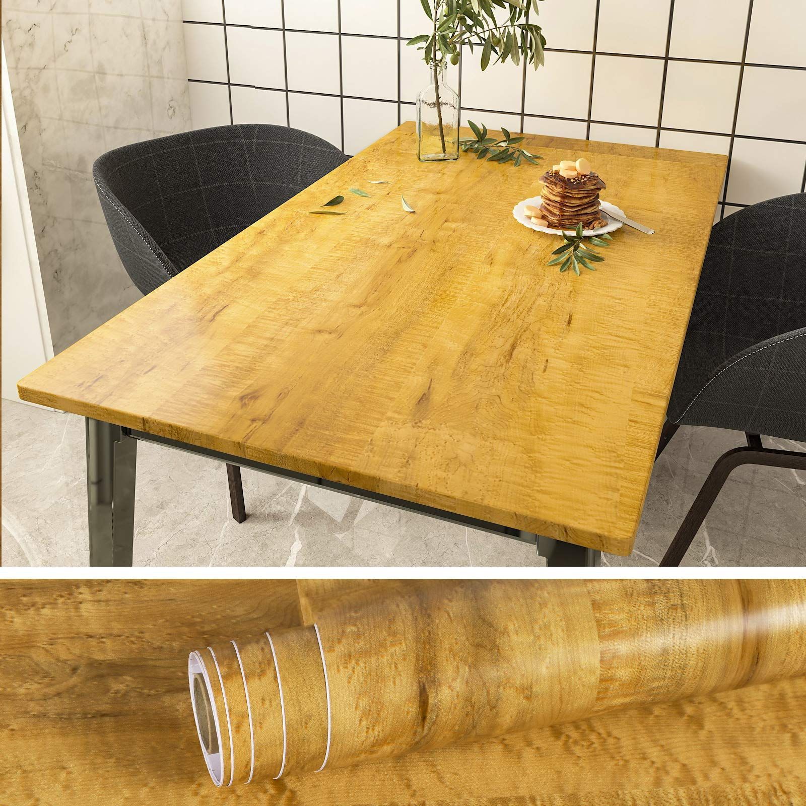 【特価商品】つや消し 賃貸OK 茶色 DIY カフェ 事務所 クローゼット 家具 玄関 台所 キッチン 部屋 リビング デスク テーブル 装シート 補修シール 壁補修 洋風 おしゃれ インテリアシール ウ