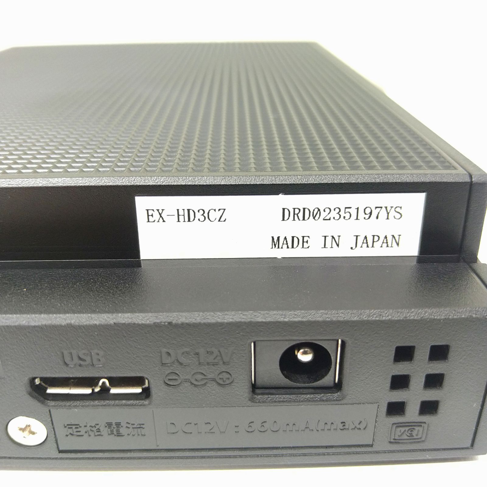 スマホ/家電/カメラ【I-O DATA】外付けHDD 3TB EX-HD3CZ