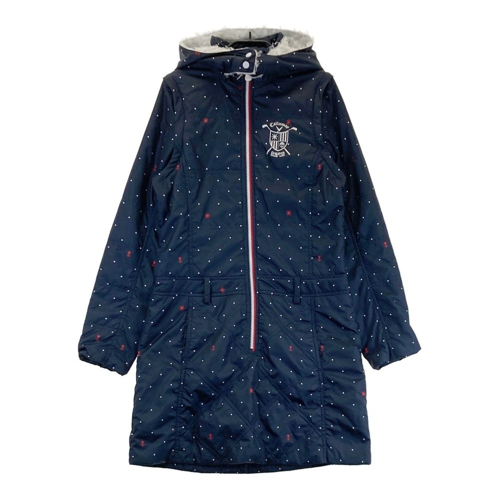 サイズ：M CALLAWAY キャロウェイ フード着脱 2way 中綿ワンピース