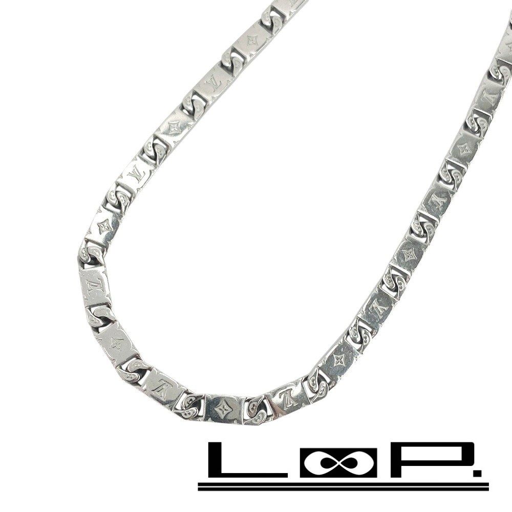 ルイヴィトン コリエ モノグラムタイドアップ ネックレス アクセサリー SS M00919 箱 441035 1