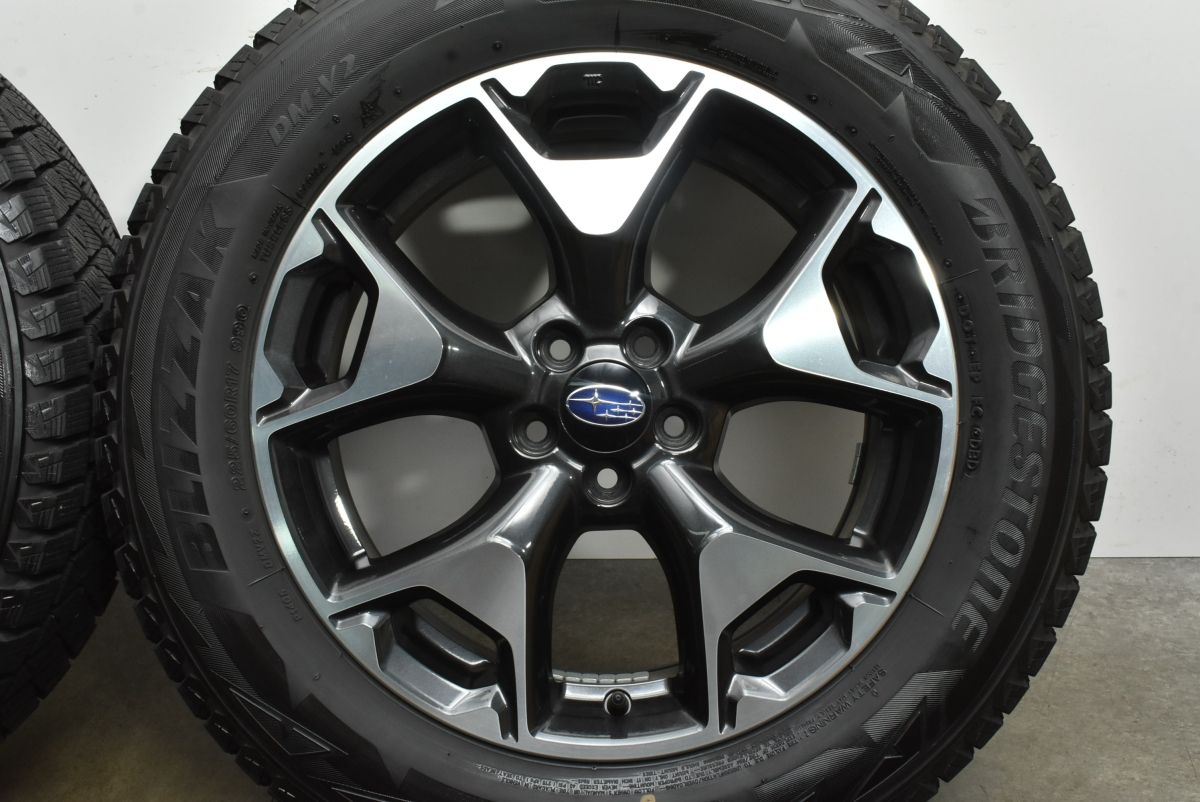 2022年製フォレスターSJ純正225/60R17 スタッドレスタイヤ付きバリ溝 2022年製フォレスターSJ純正225/60R17 スタッドレスタイヤ付きバリ溝