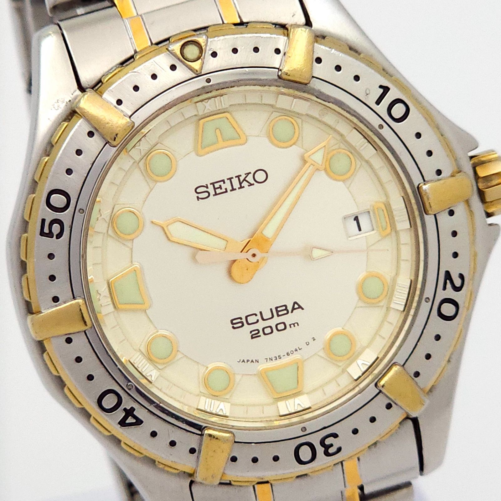 SEIKO セイコー スキューバ200m 7N35-6060 QZ 動作品 - メルカリ
