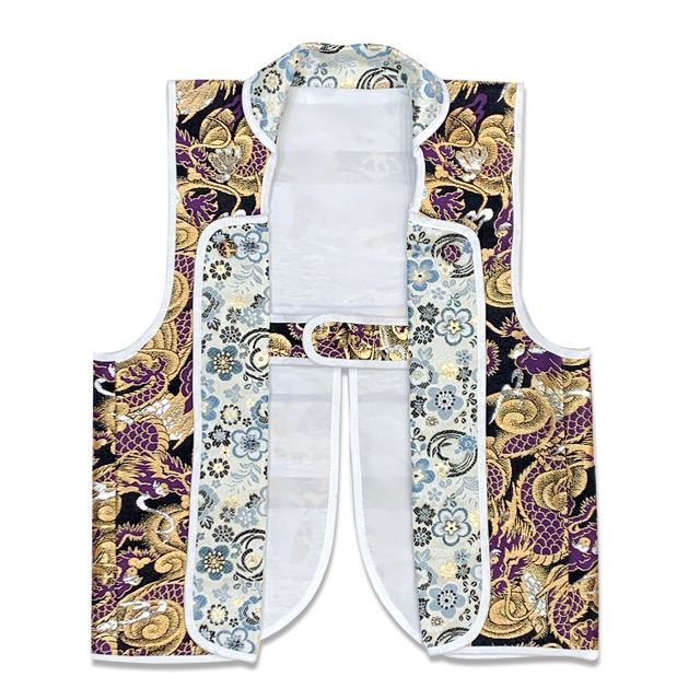 陣羽織 端午の節句 男の子 子供用 ２歳-３歳用 陣羽織 黒紫 龍虎 JIN059 STEELWINDOWSANDDOORS_COM