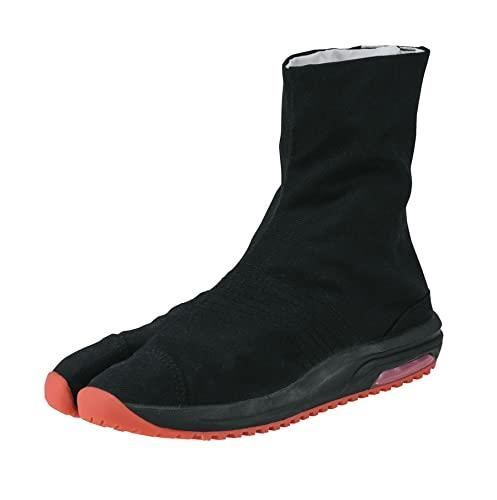 地下足袋 アフリカ布　パーニュ　柿渋　渦巻き　２３ｃｍ　７枚こはぜ　アーシング 地下足袋 アフリカ布 パーニュ 柿渋 渦巻き 25cm 7枚こはぜ