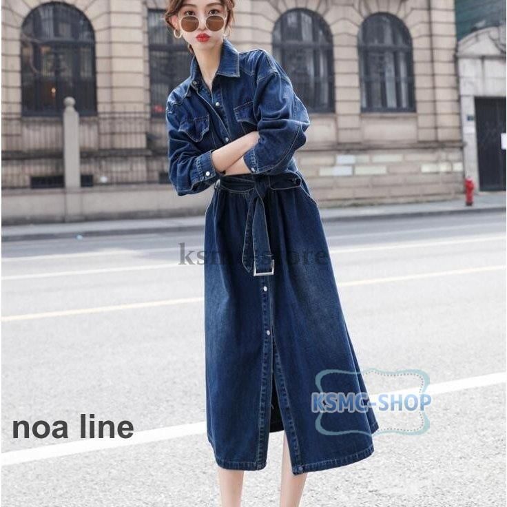 デニムワンピース ワンピース レディース ロングワンピース