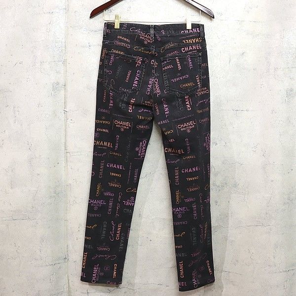 プリントロゴデニムパンツ size38