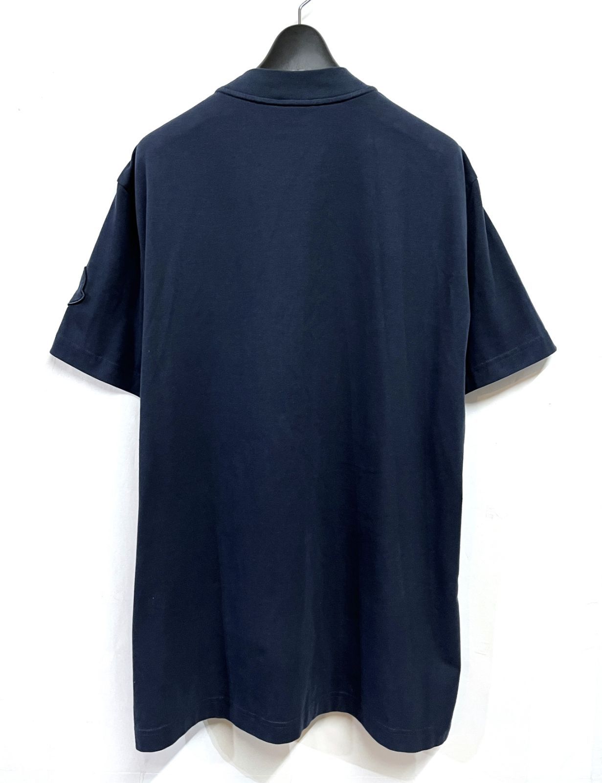 MONCLER☆関税込☆Blurredロゴ ブラック 半袖Tシャツ MONCLER☆関税込☆Blurredロゴ ブラック 半袖Tシャツ