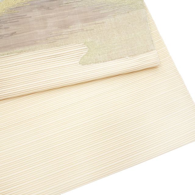 新古品】 すごい値！ 夏物 名古屋帯 八寸 未使用 絽綴れ 正絹 開き  
