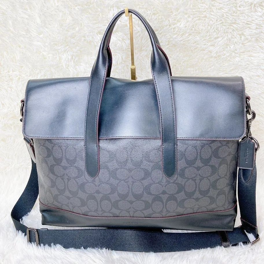 【極美品】COACH コーチ　ハミルトン　2WAビジネスバッグ　ショルダーバッグ 極美品】コーチ ハミルトン2way ビジネスバッグ ショルダー