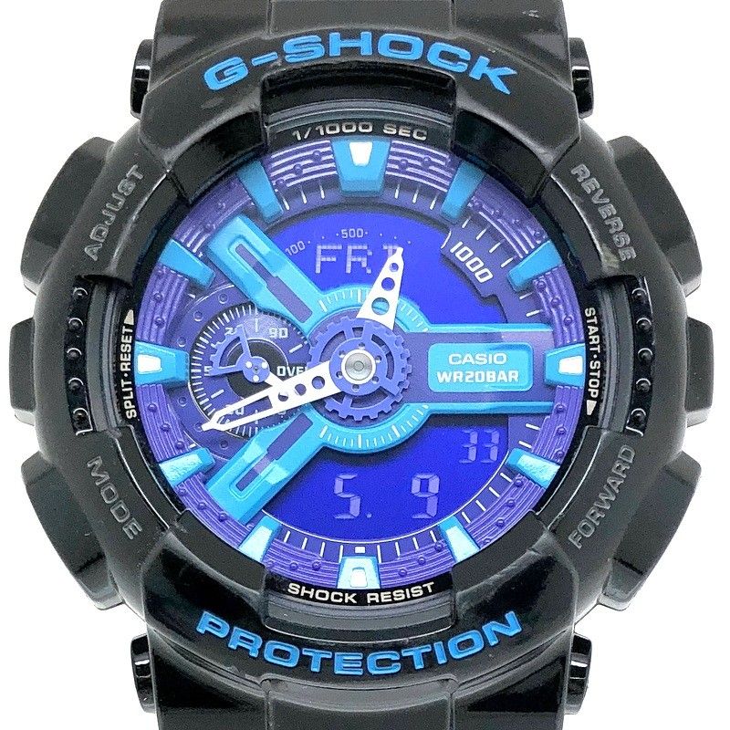 G-SHOCK ジーショック GA-110HC-1A ハイパー ズ ビッグケース ブラック パープル ブルー 光沢塗装 2011年5月発売