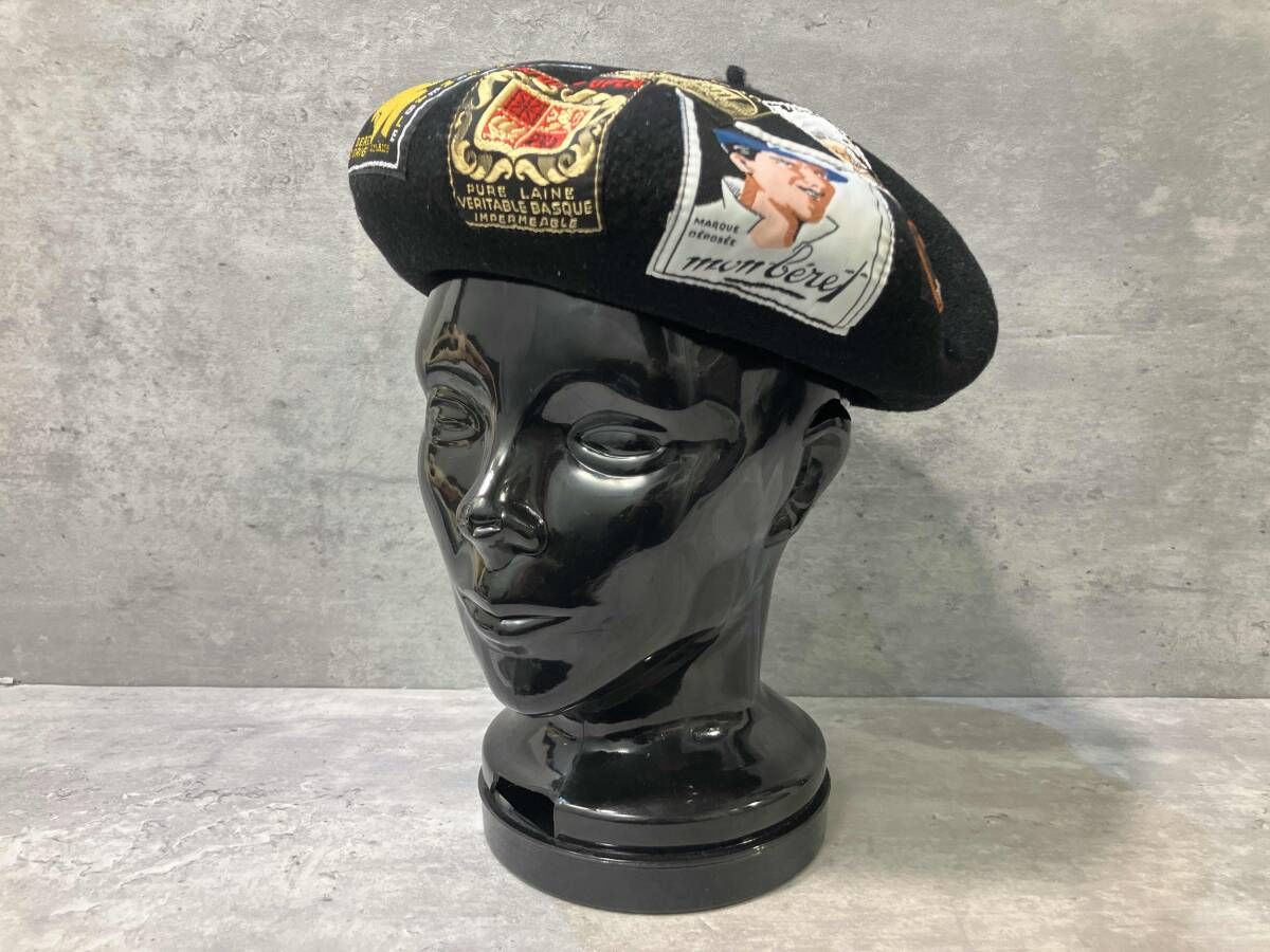 LAULHERE MILLESIME ベレー帽 ブラック LAU00345-999 属 ロレール